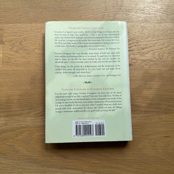 Too Soon Old, Too Late Smart by Gordon Livingston · Non-Fiction Paperback Book - Picture 2 of 3